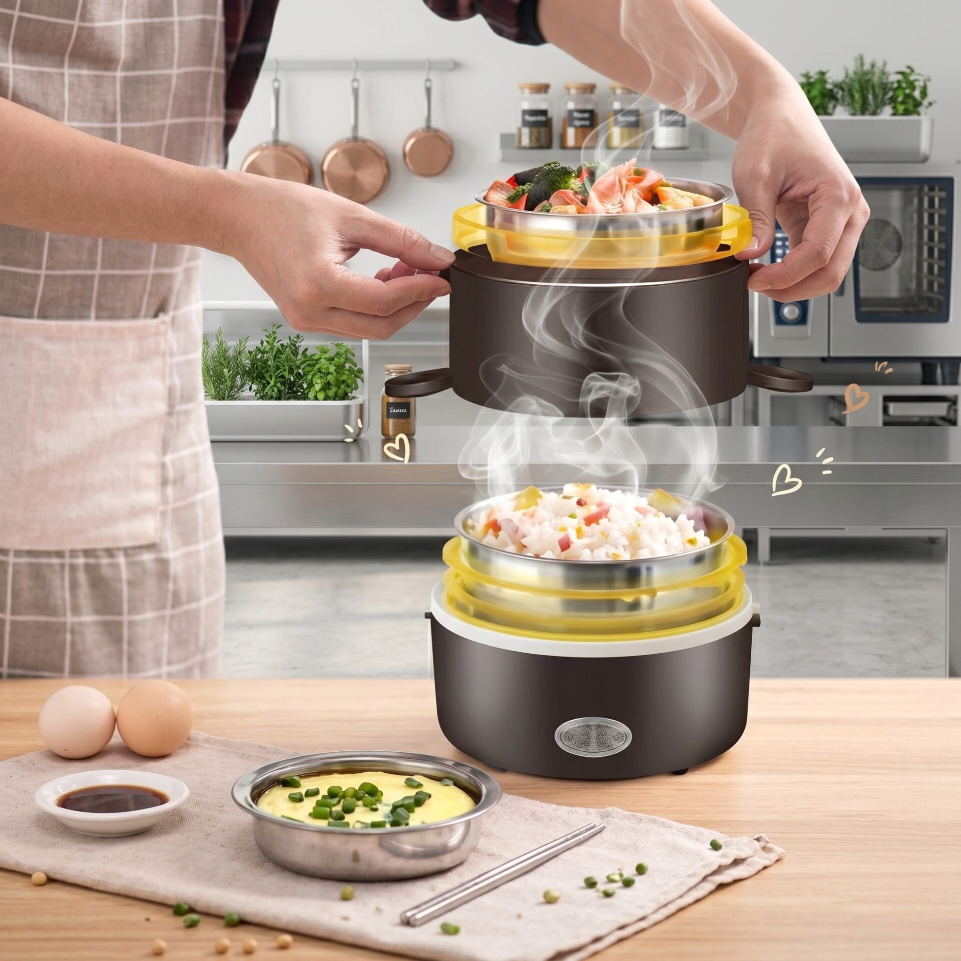 chauffage repas électrique