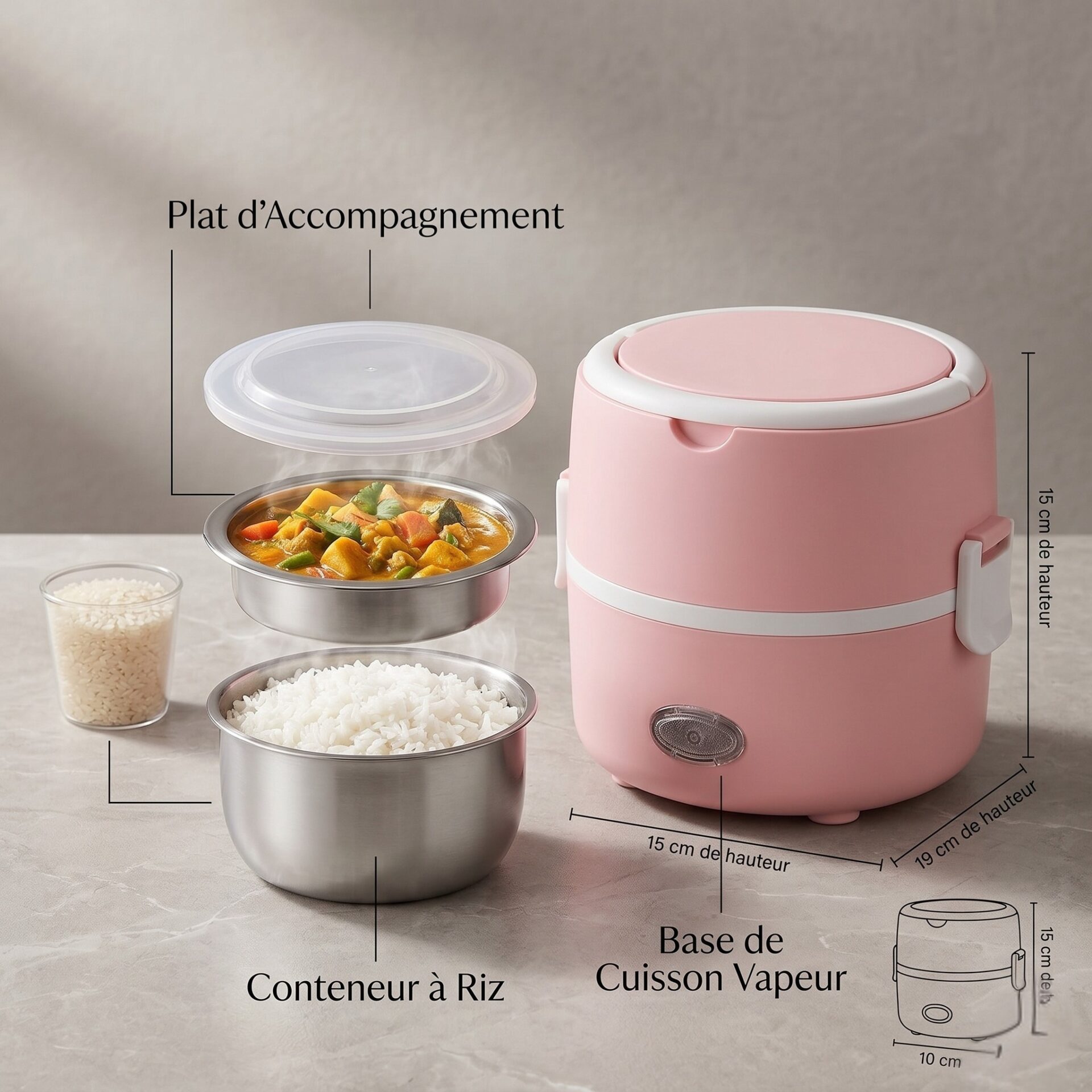 lunch box moderne électrique