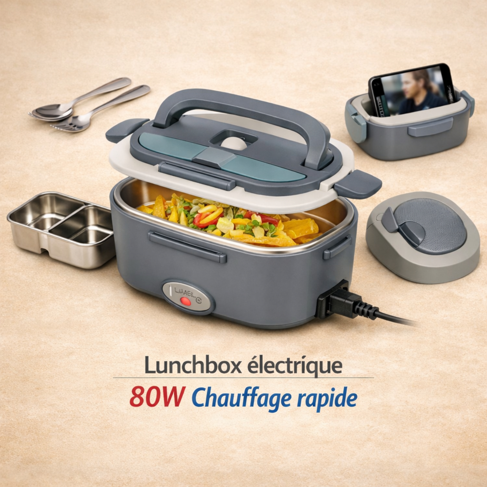 Lunch box chauffante