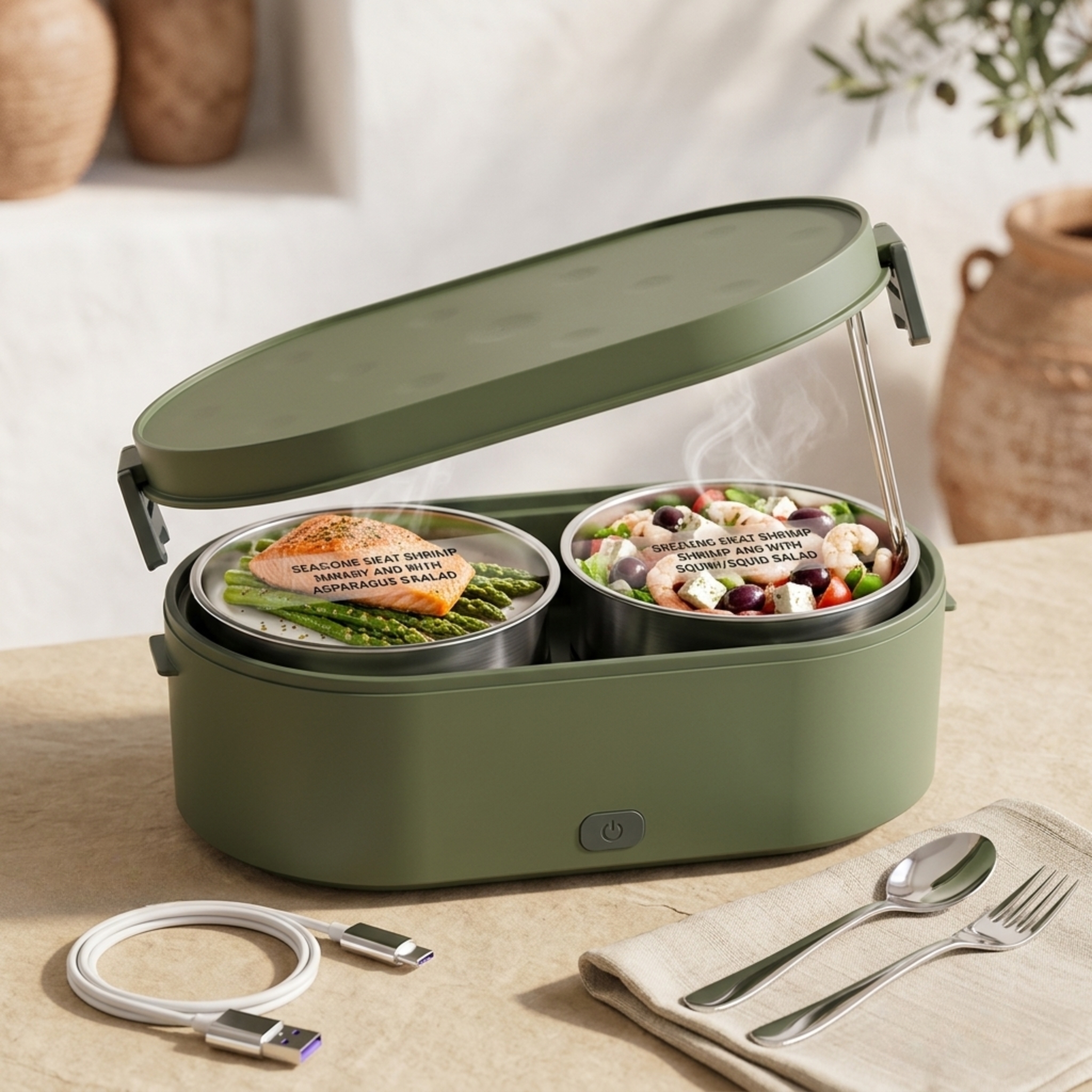 Boite repas USB unique
