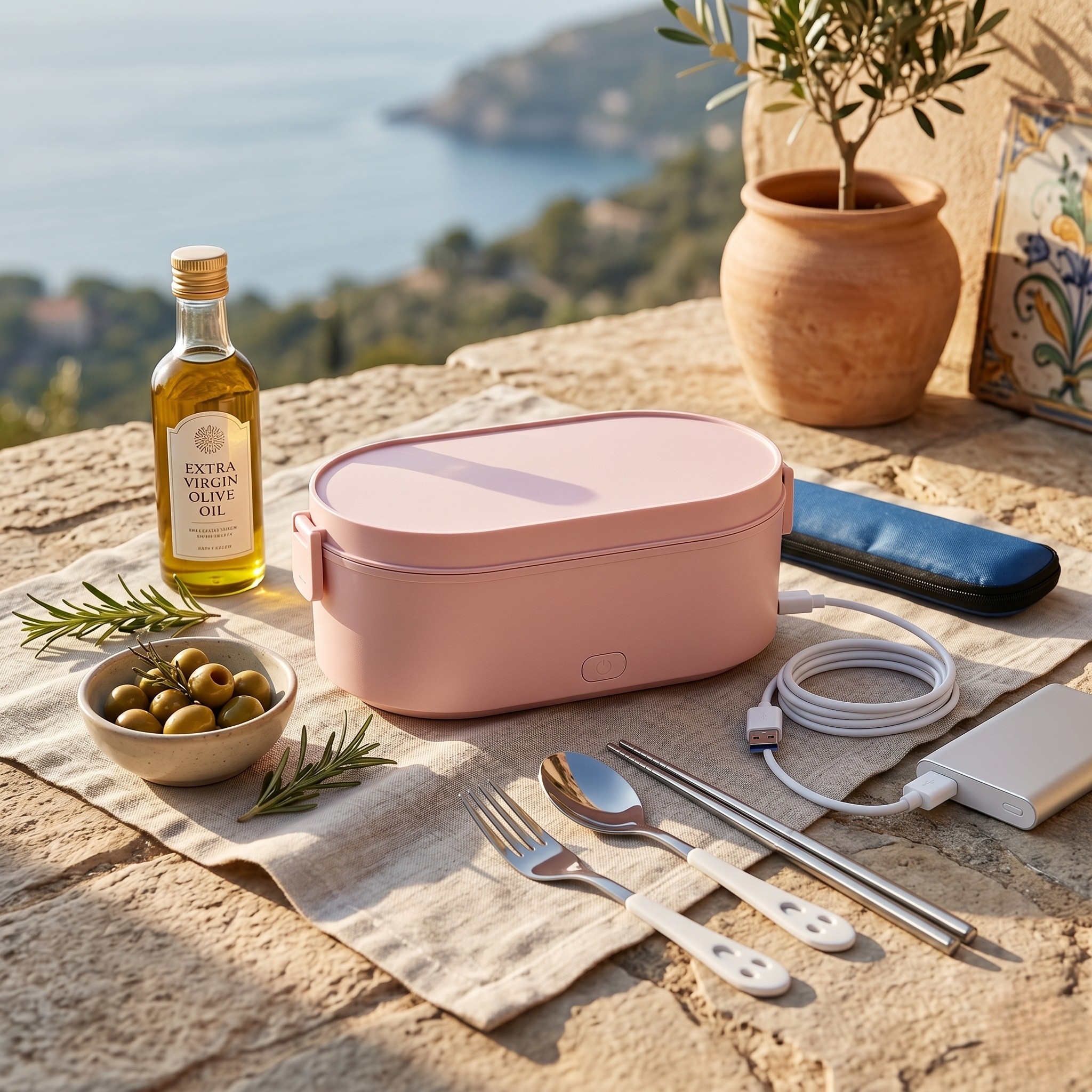 Lunch box chauffante design