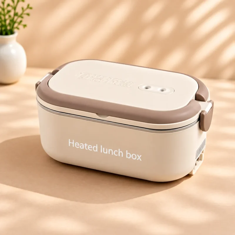 Lunch box chauffante inox 304 1,2 L sans eau