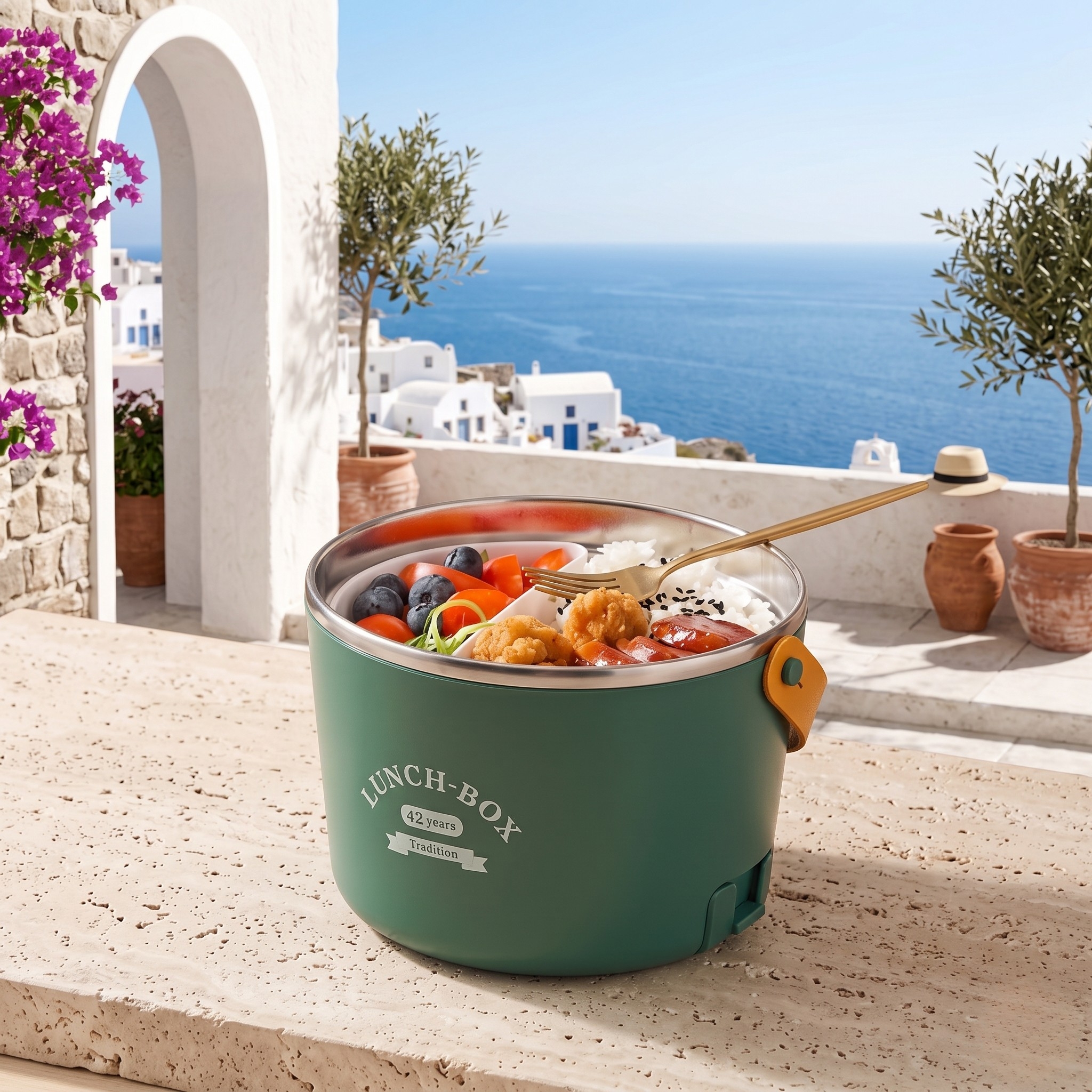 Lunch box chauffante à batterie - SCH 1.2L