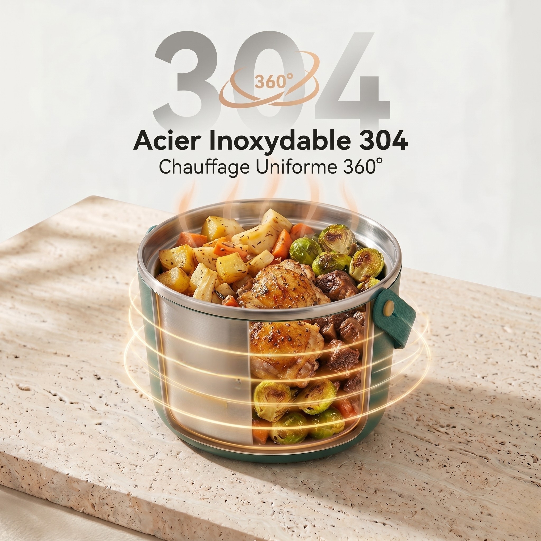 Solution nomade lunch box chauffante