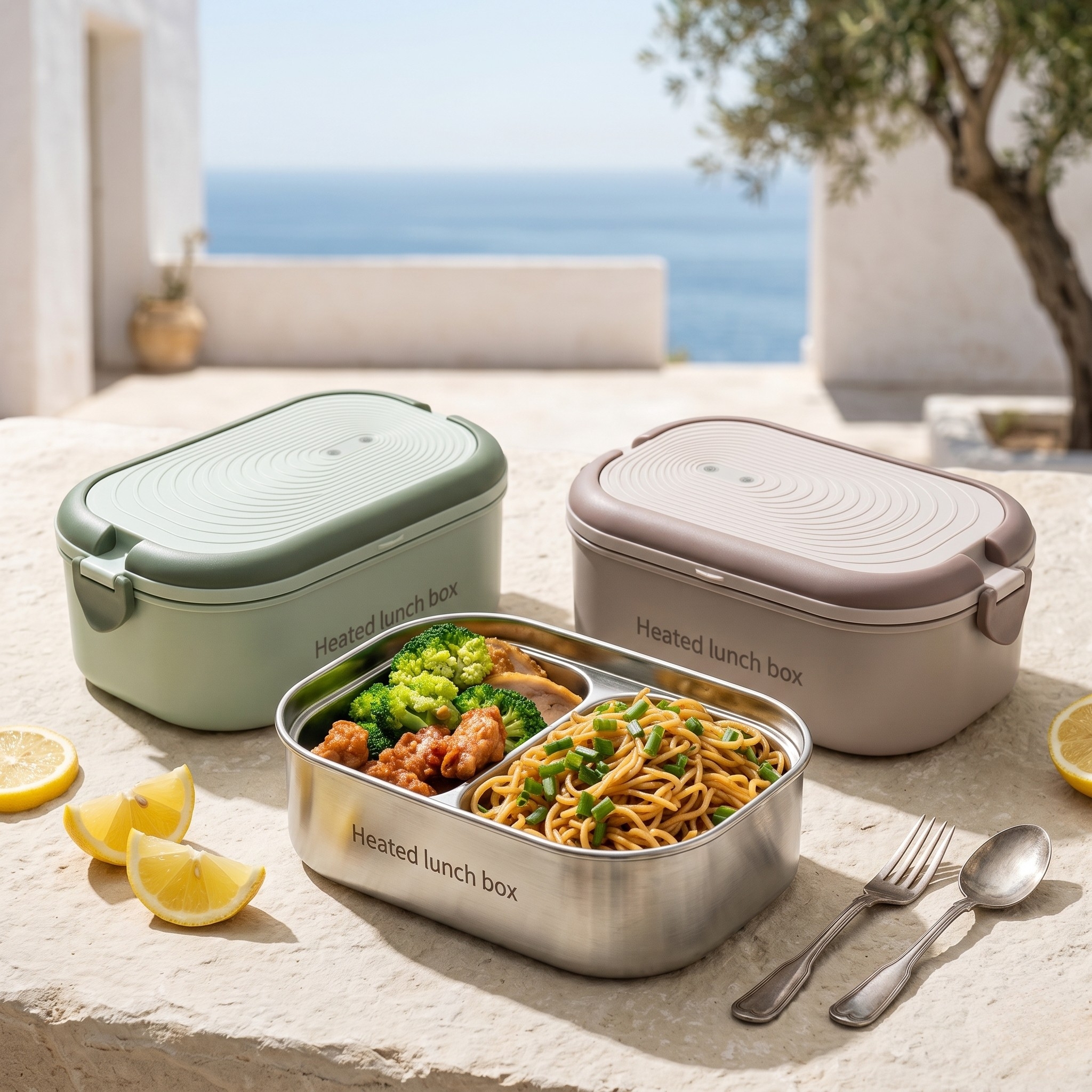 Lunch box en acier inoxydable