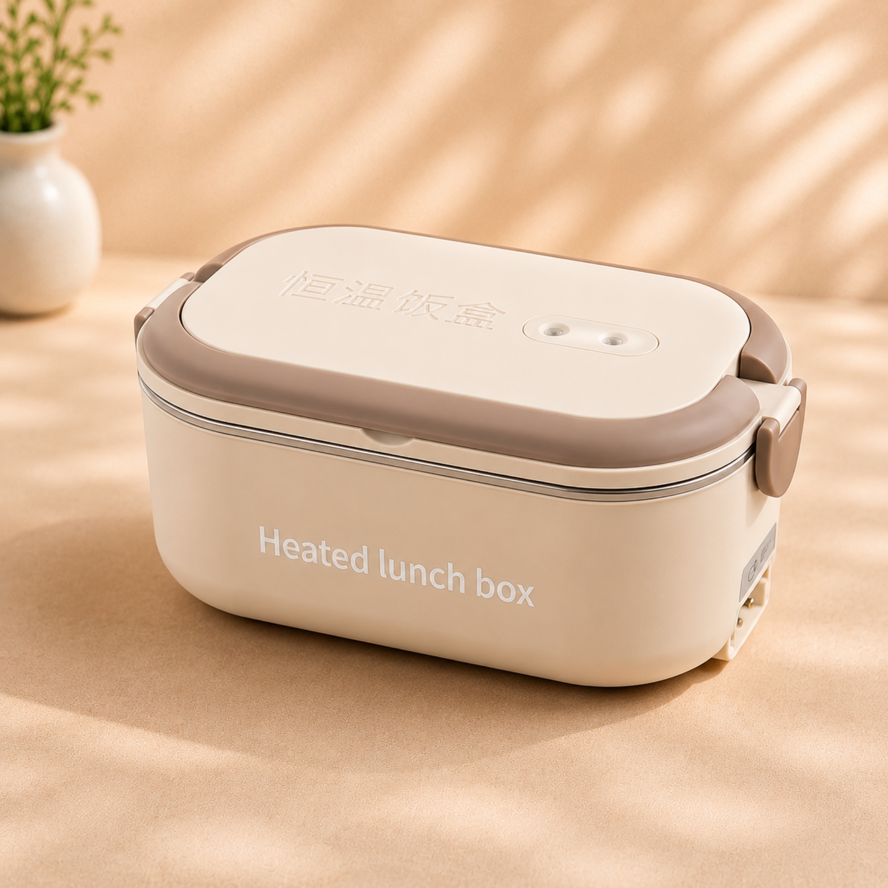 Lunch box chauffante batterie - Inox 304, sans eau