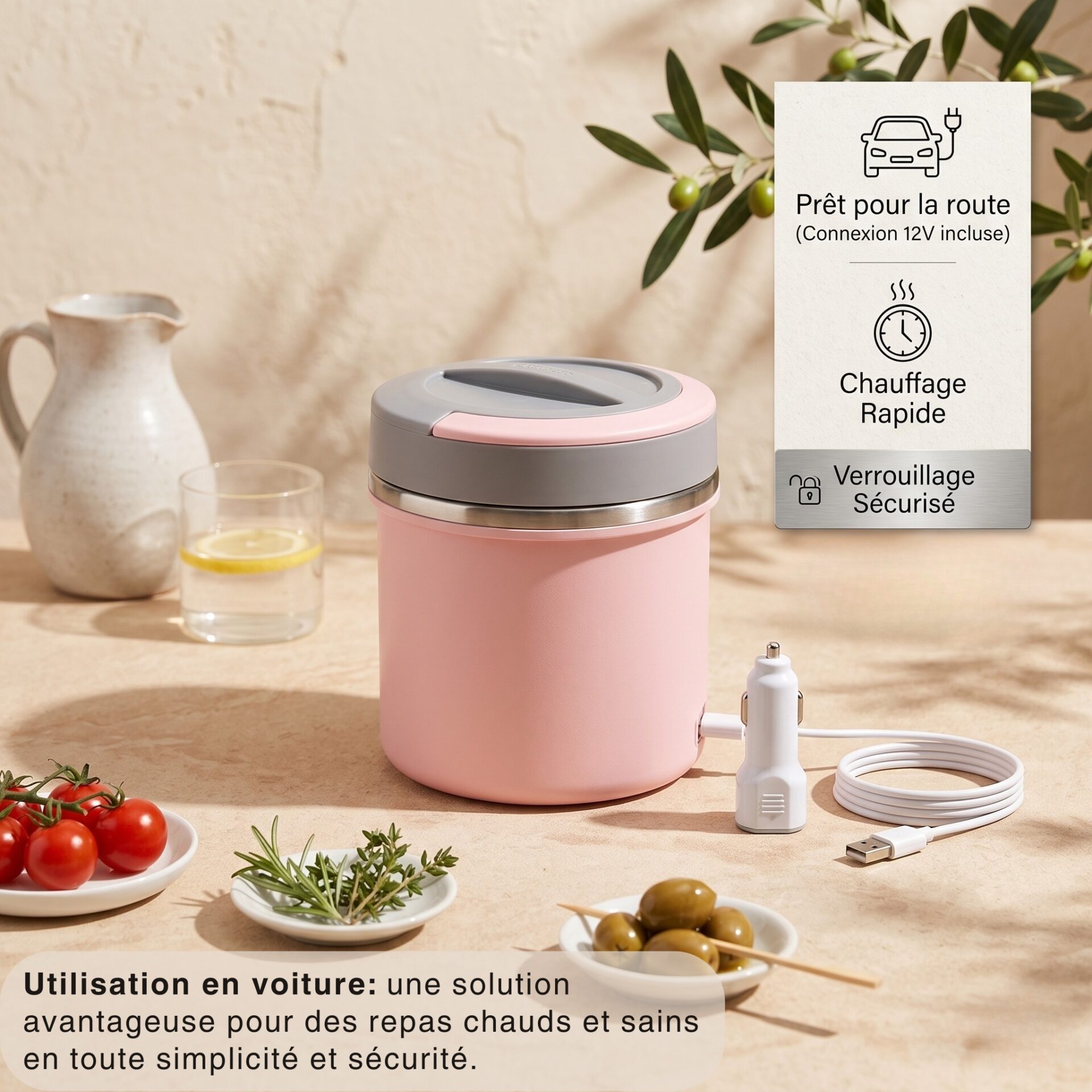 boîte à lunch électrique pratique