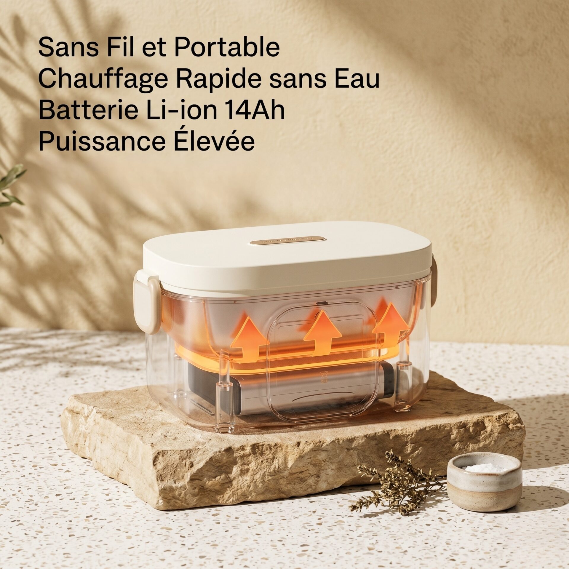 boîte à déjeuner USB rechargeable