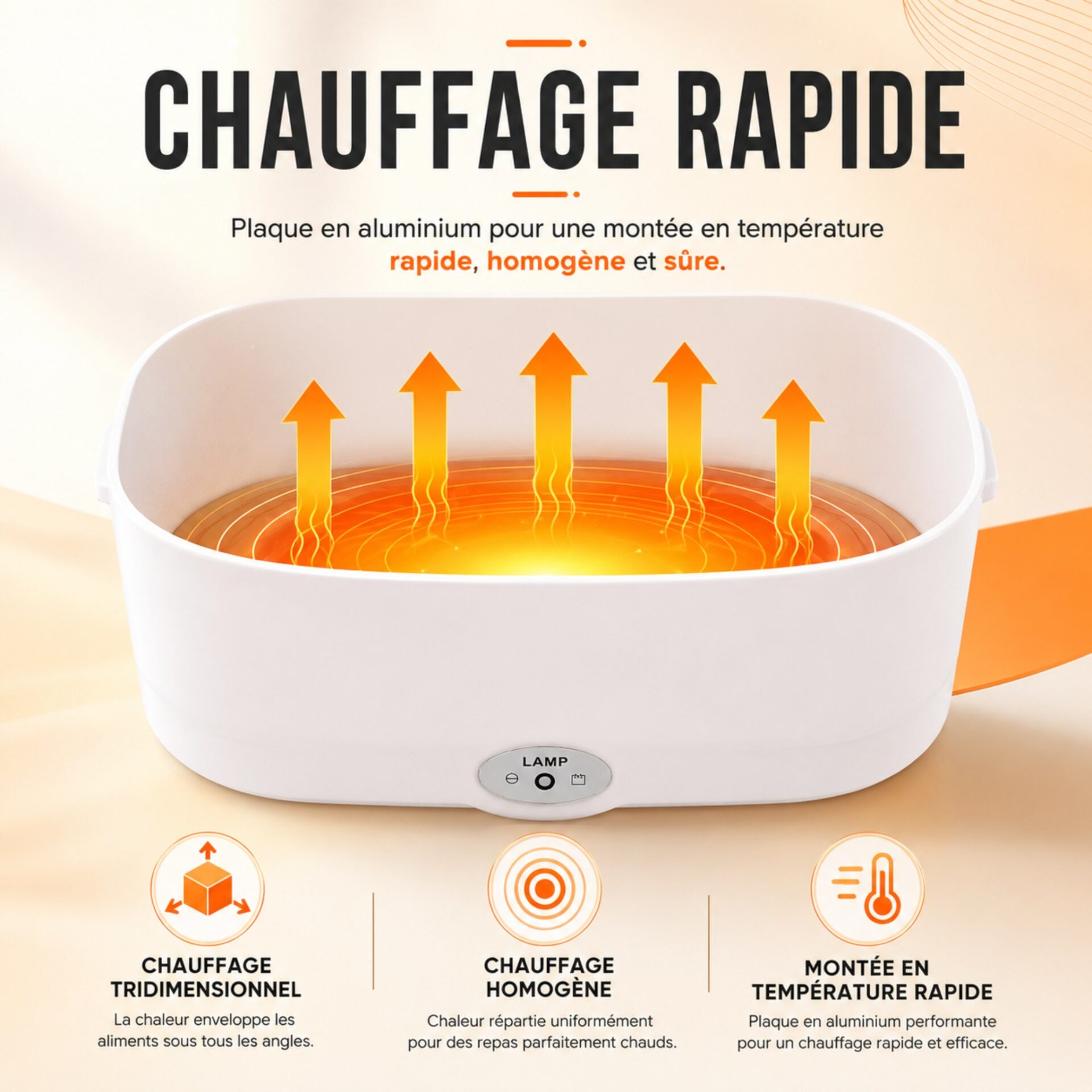 Boîte repas chauffante - USB pique-nique nomade – Image 4