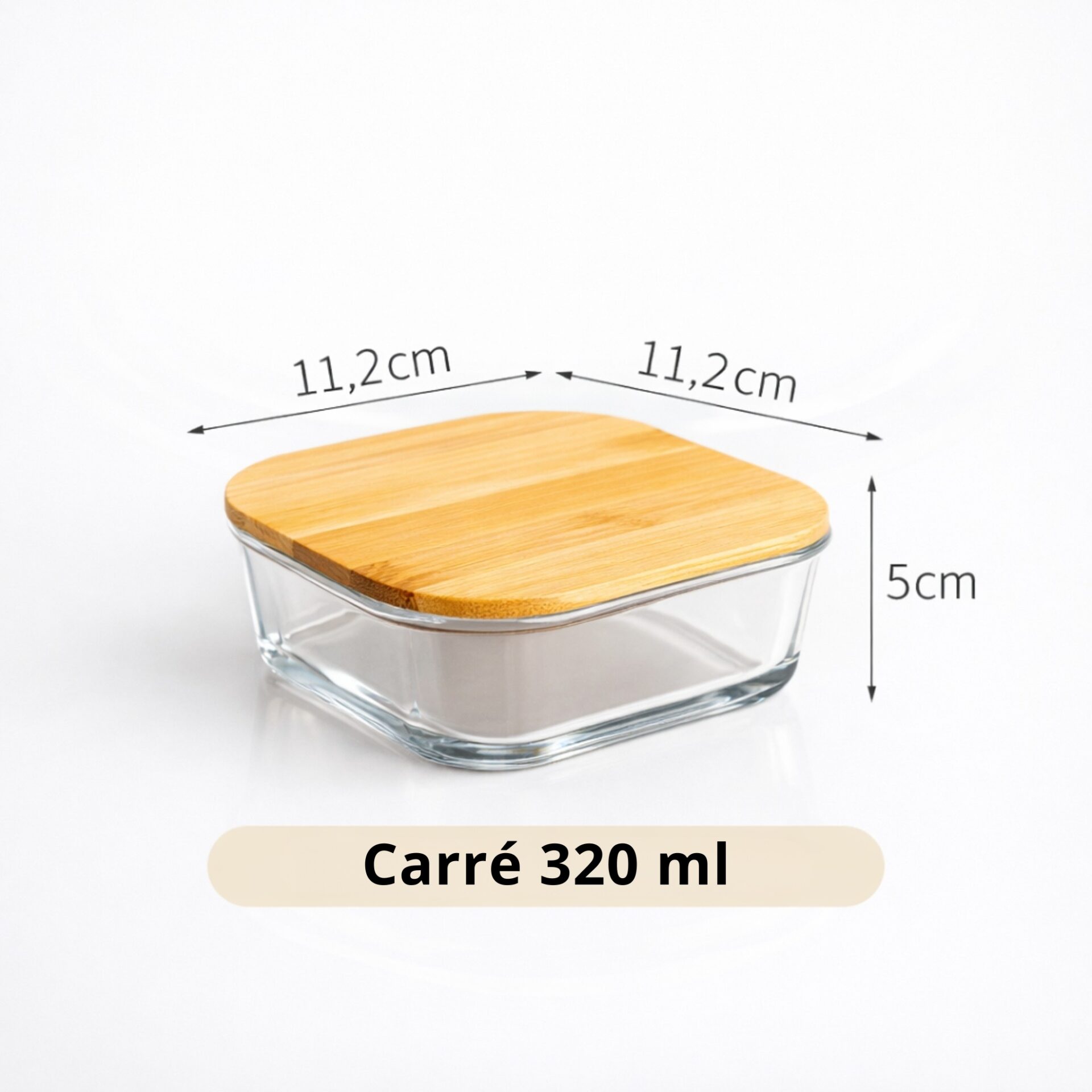 Boîte conservation borosilicate