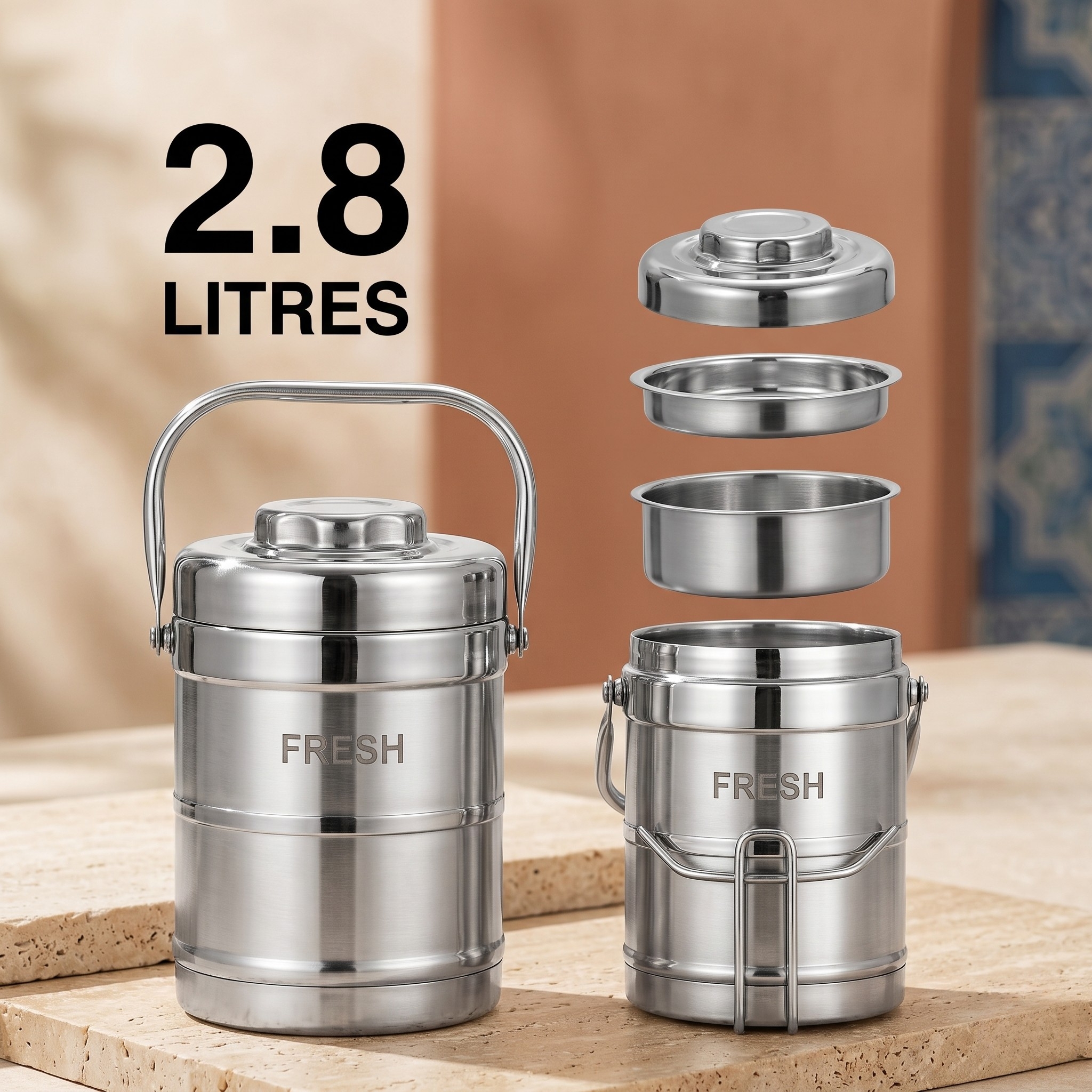 boîte repas en acier inoxydable