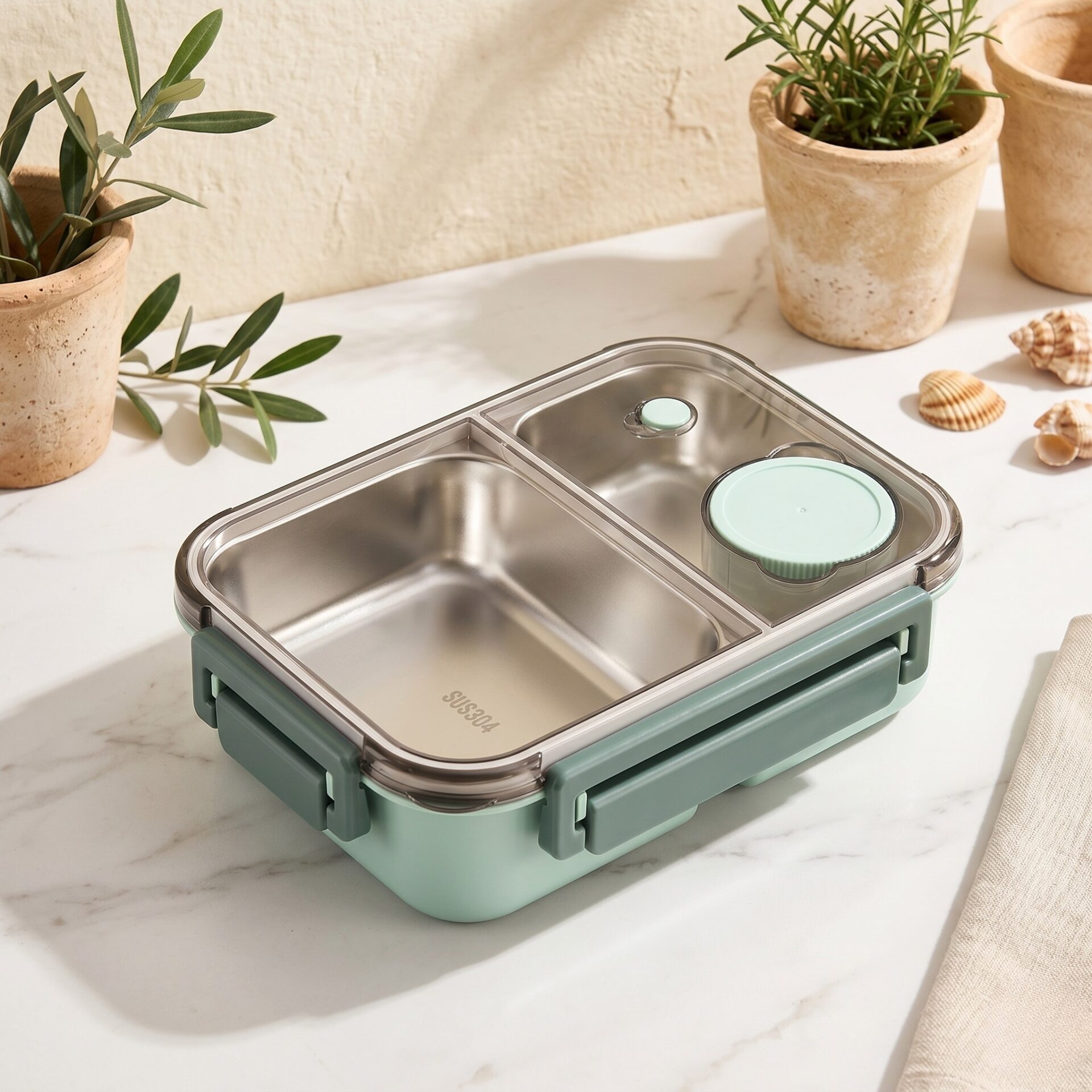 lunch box verte 850 ml