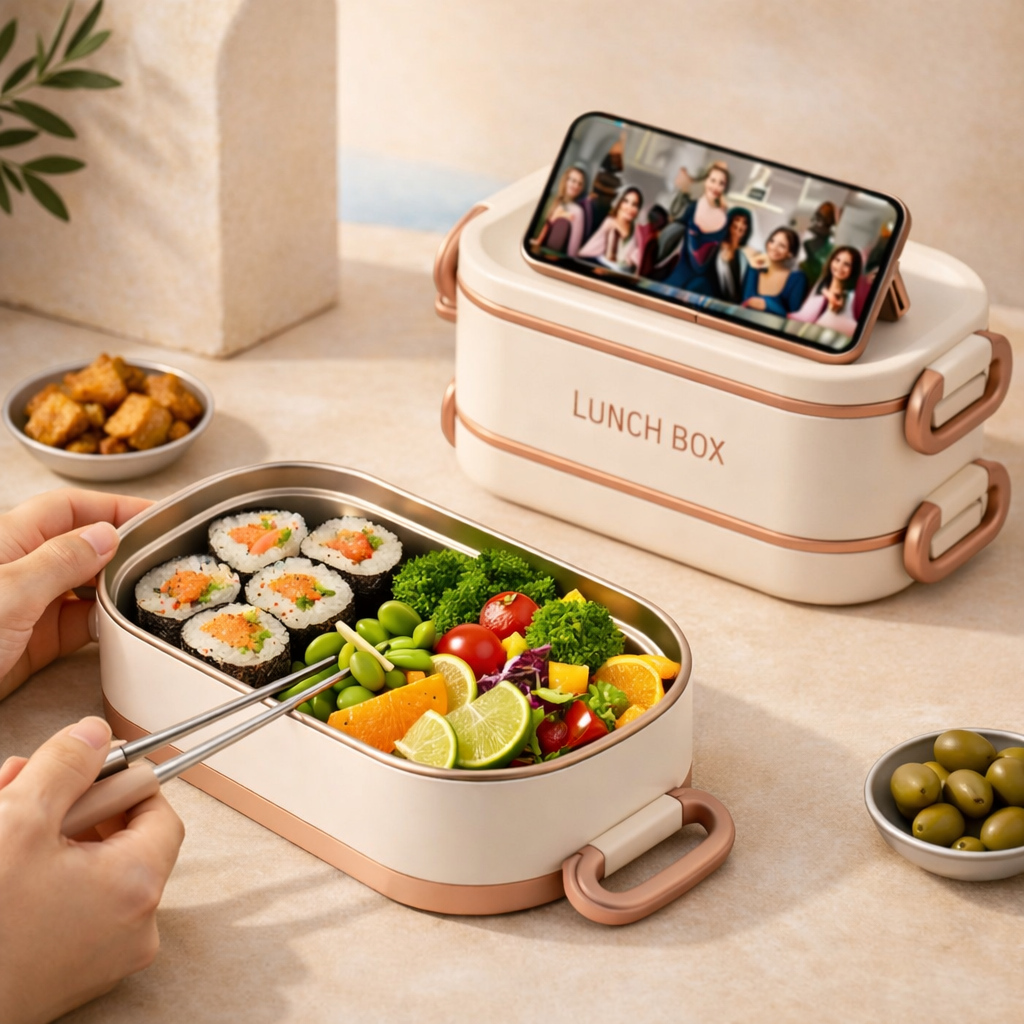 Lunch box inox isorherme - Blanc Sac