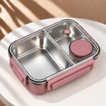 Lunch box inox isotherme 850 ml 2 compartiments