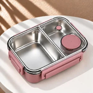 Lunch box inox isotherme 850 ml 2 compartiments