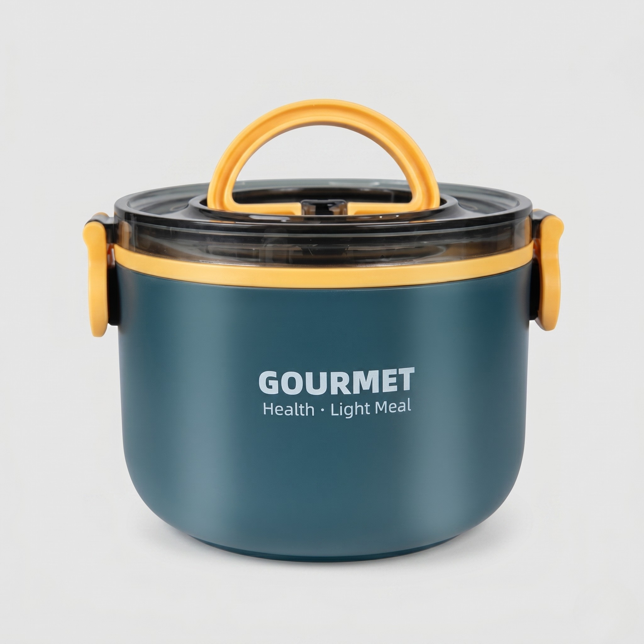 récipient repas inox bleu