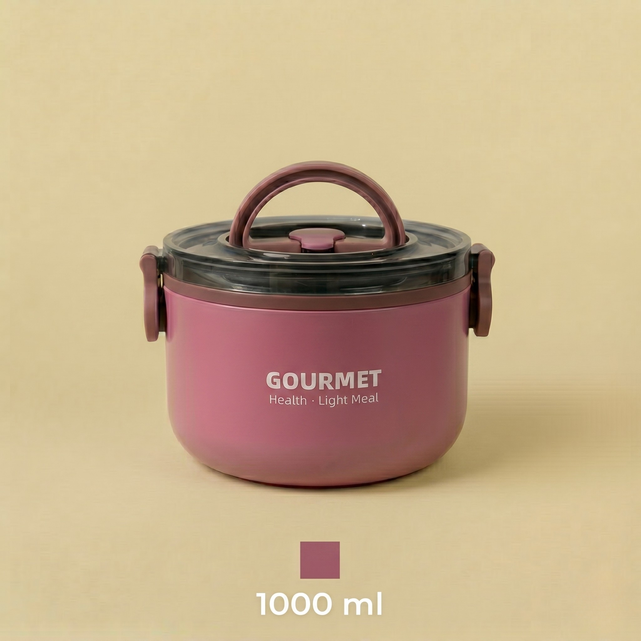 Boîte repas étanche rouge