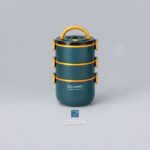 conteneur alimentaire inox bleu