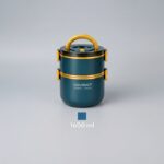 panier repas inox bleu