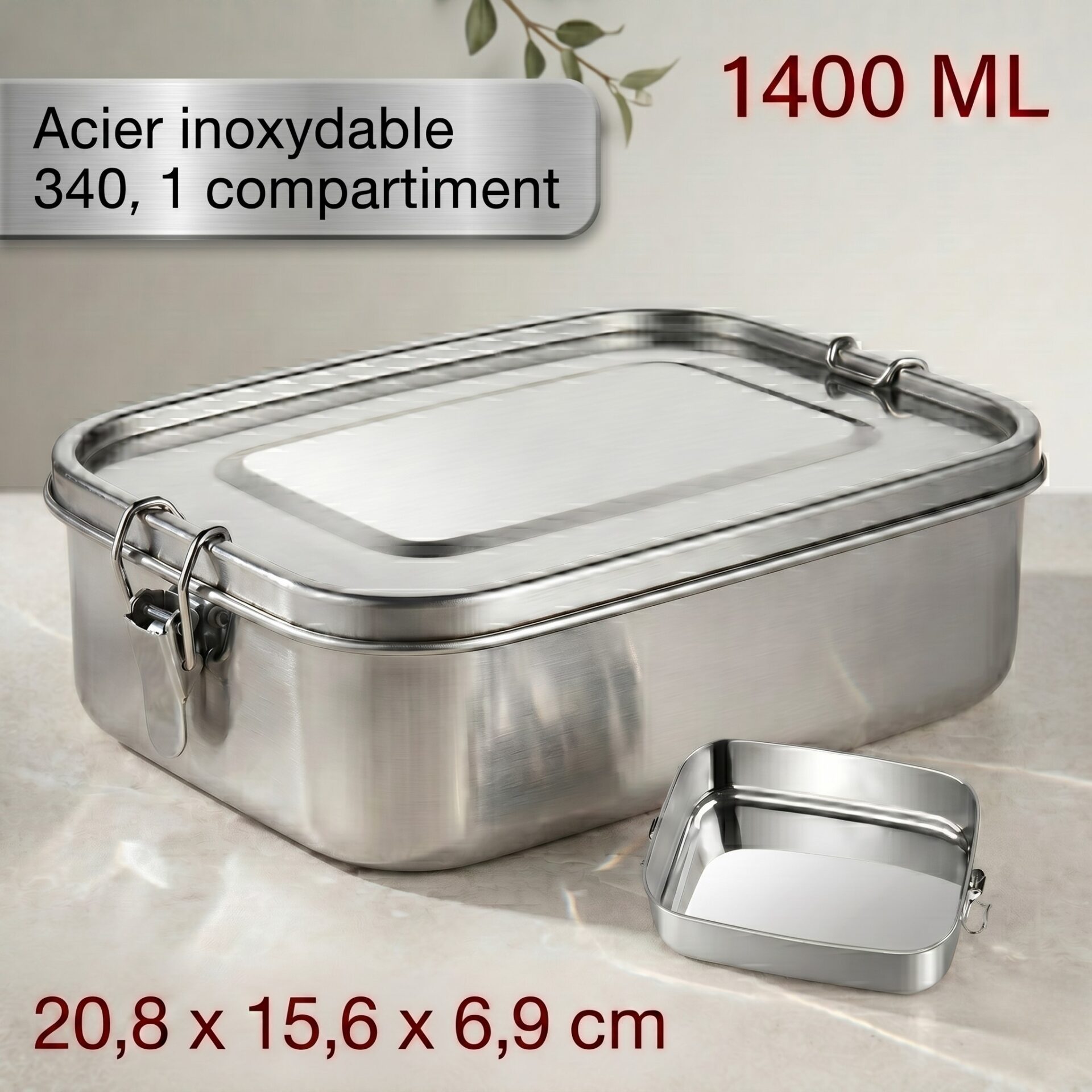 conteneur inox étanche