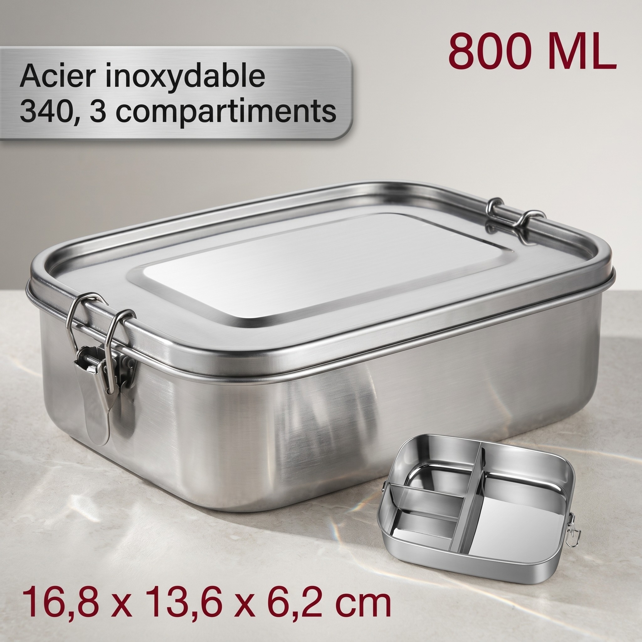boîte à repas inox