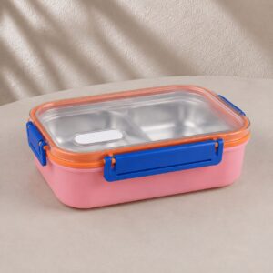 Lunch box isotherme inox – 2 compartiments avec couvercle étanche