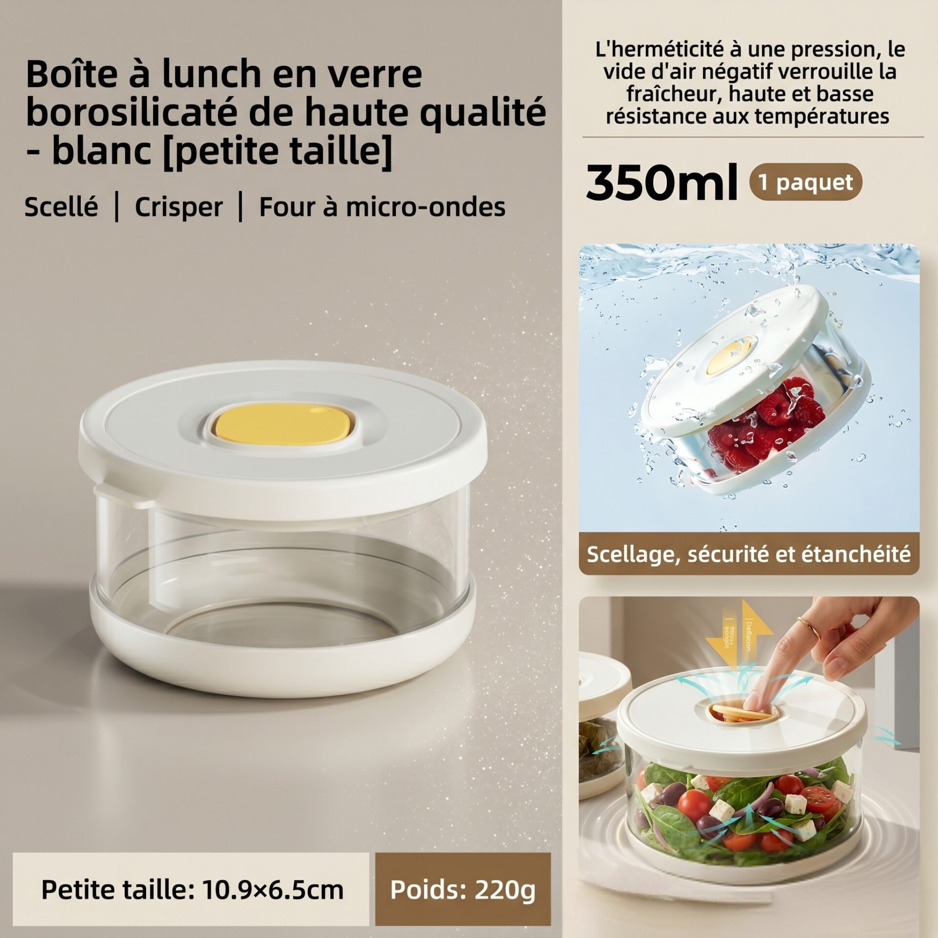 verre borosilicate pour micro-ondes