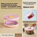 couvercle hermétique boite verre