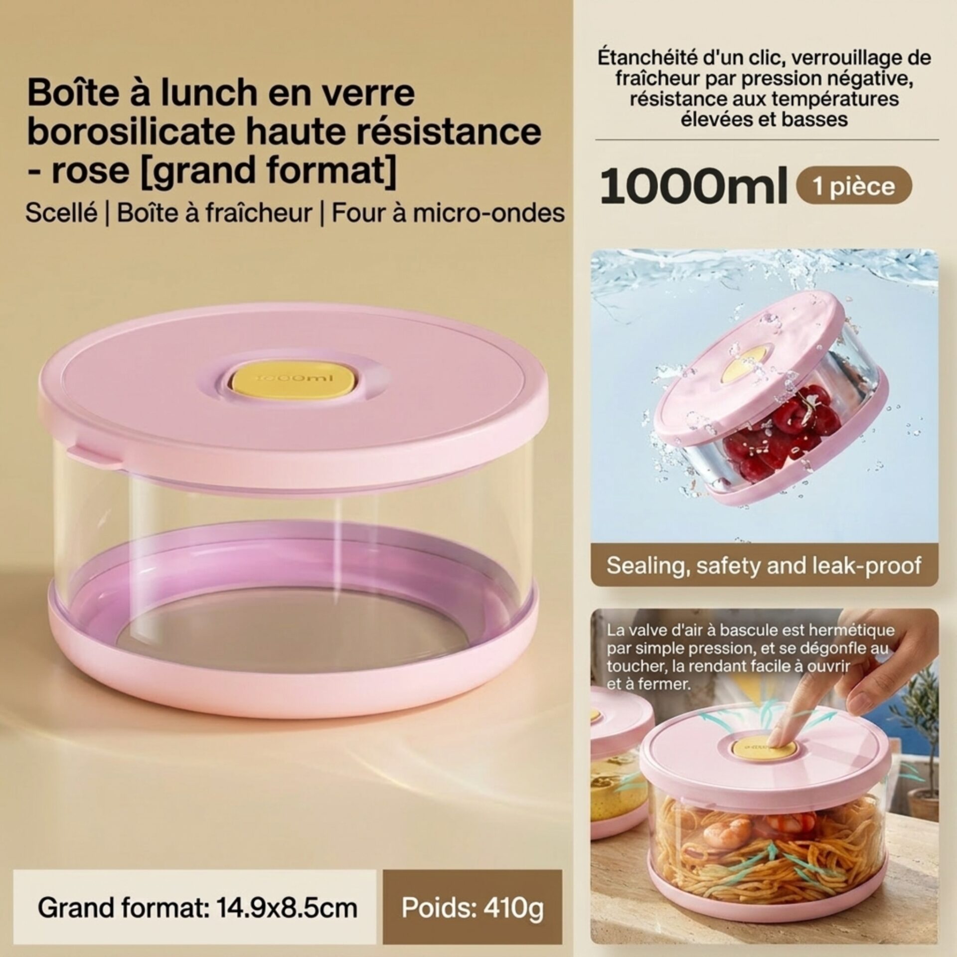 conservation repas en verre