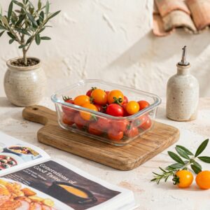 Lunch box en verre et bambou
