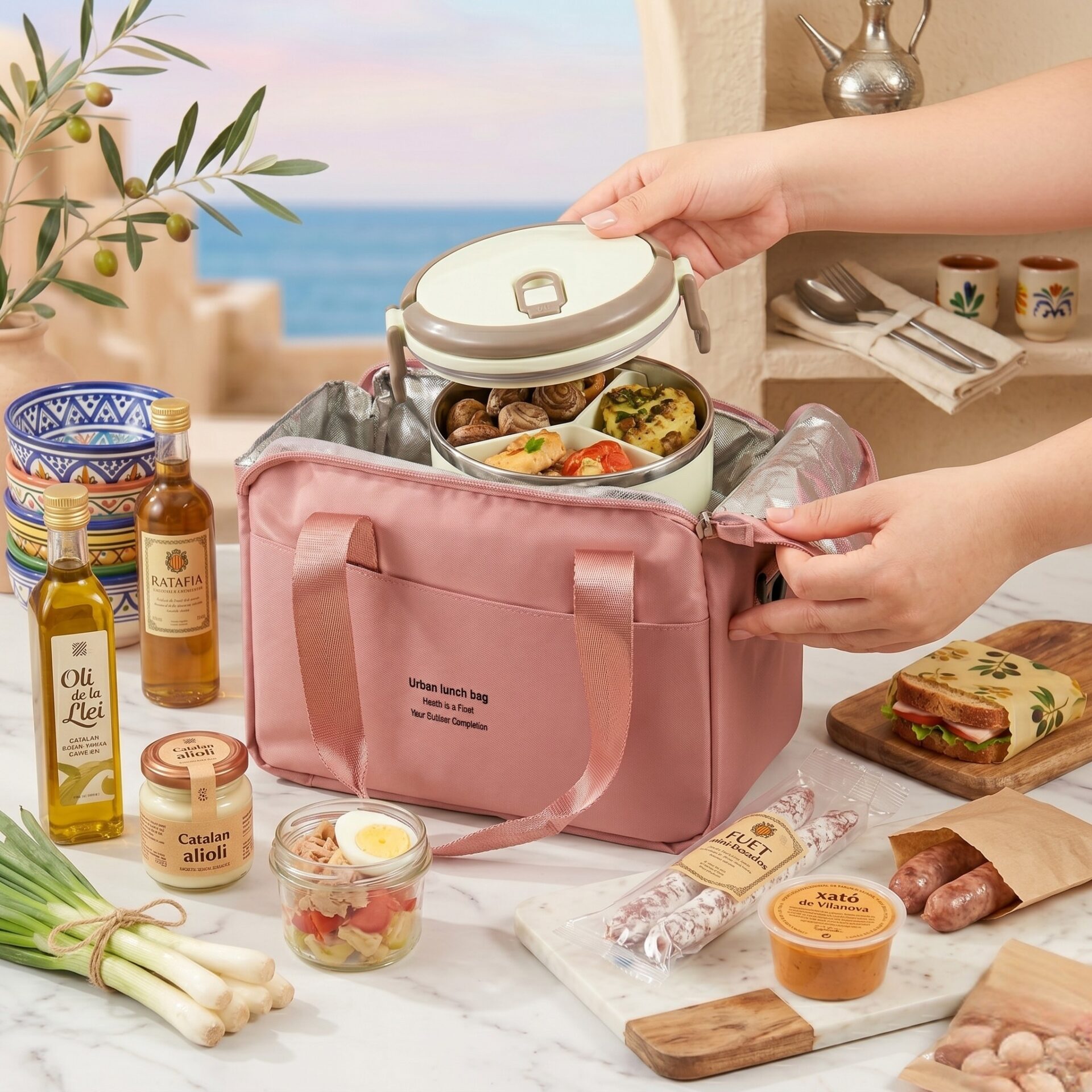 Sac lunch box hand-held