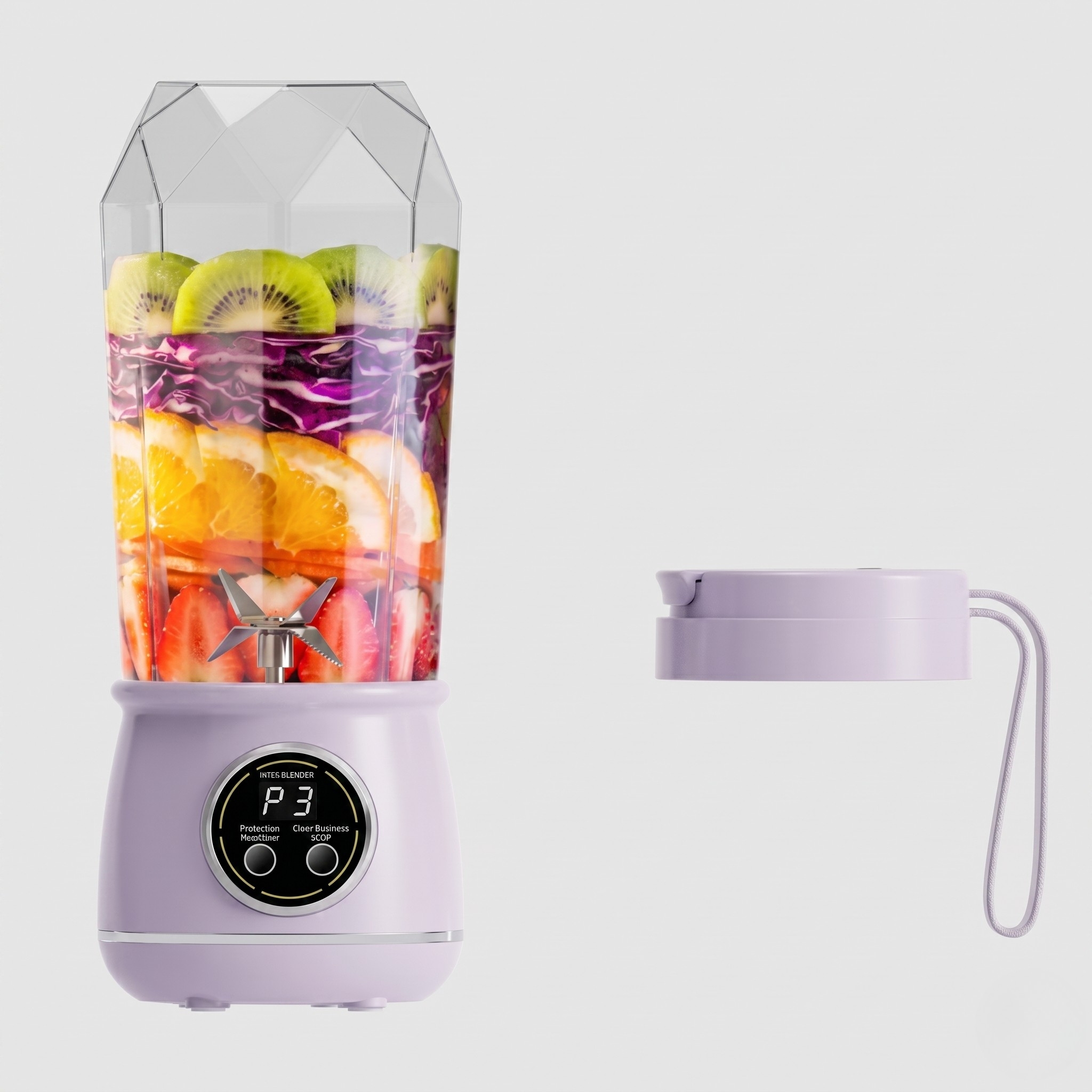 Blender verre plastique