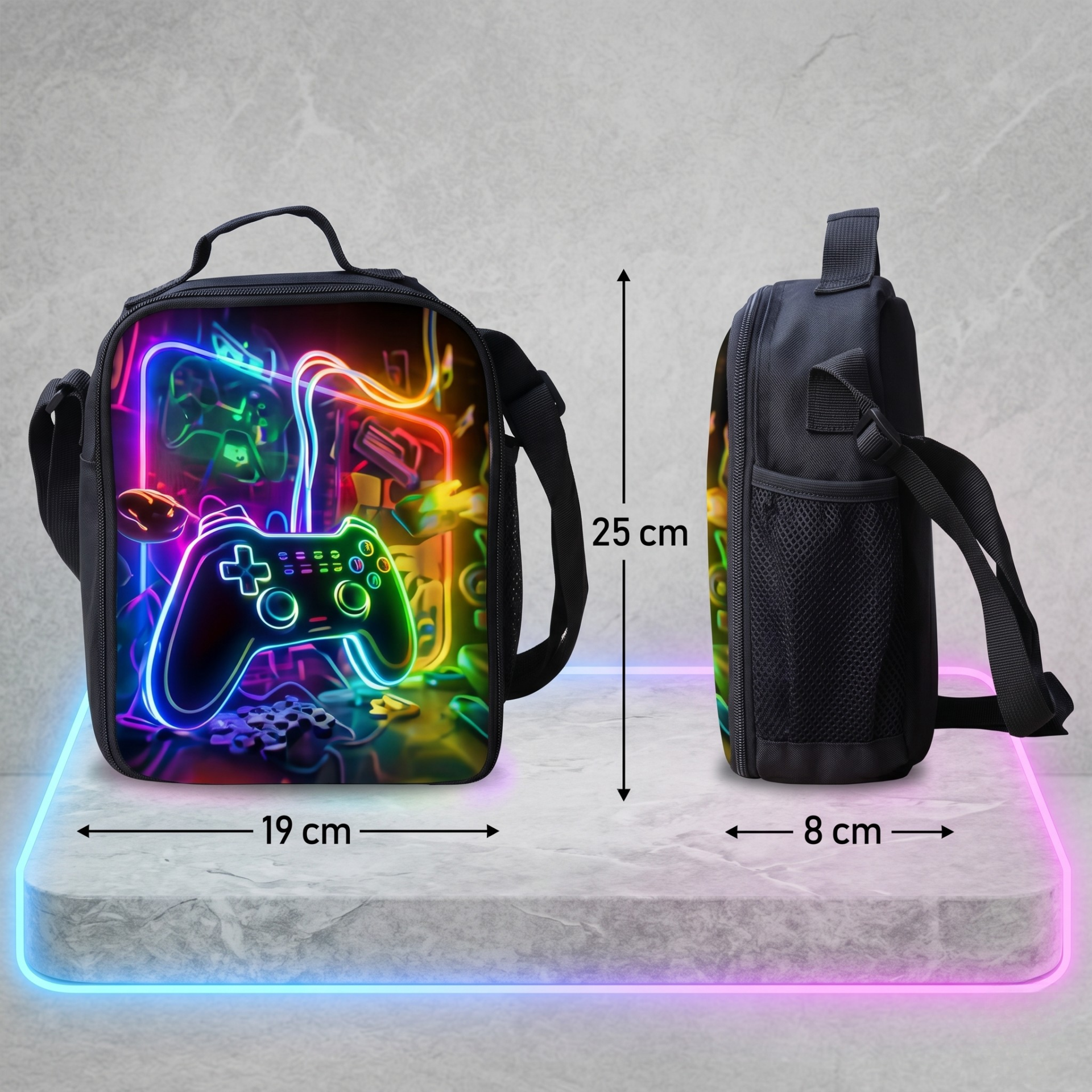sac scolaire à thème jeu