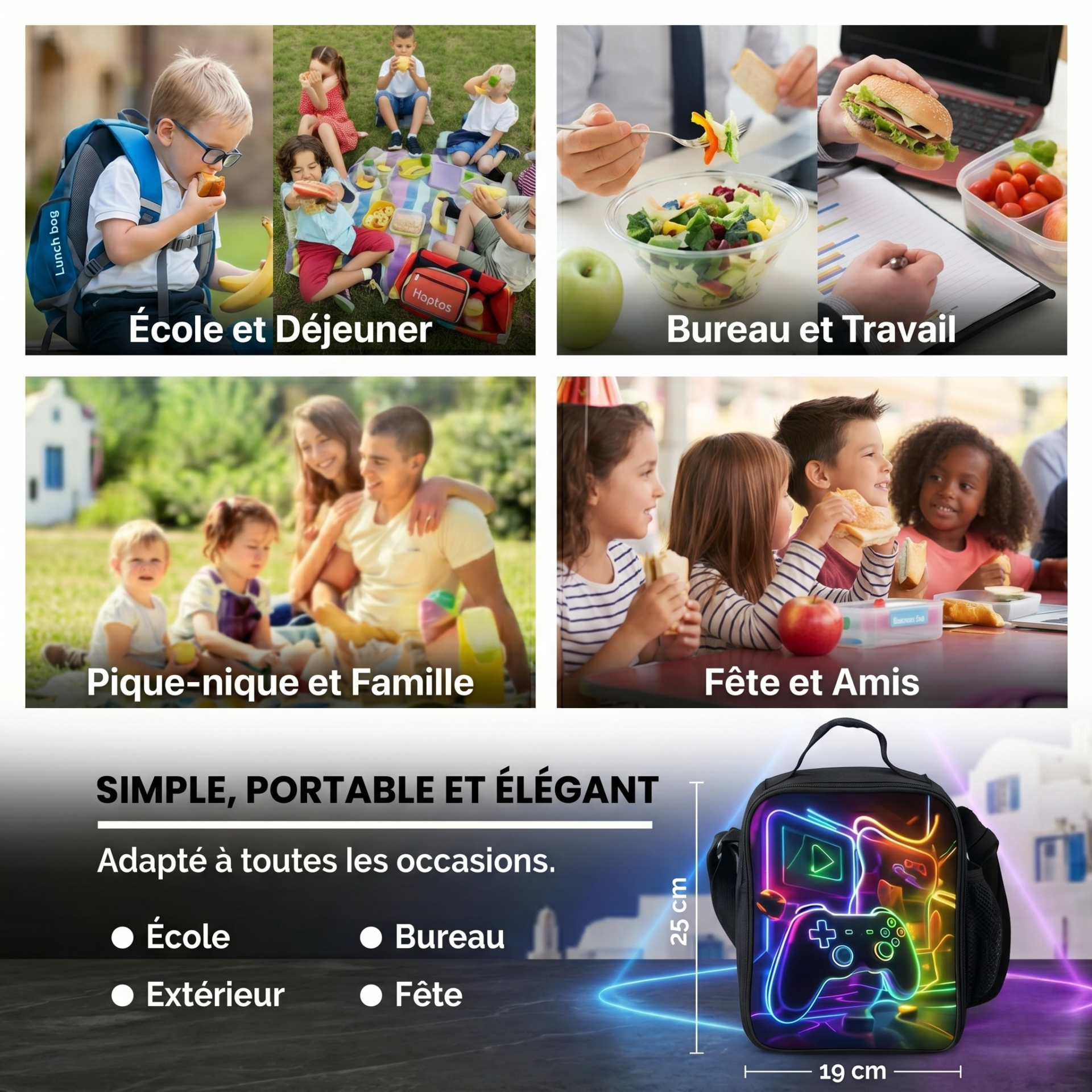 sac pique-nique enfant