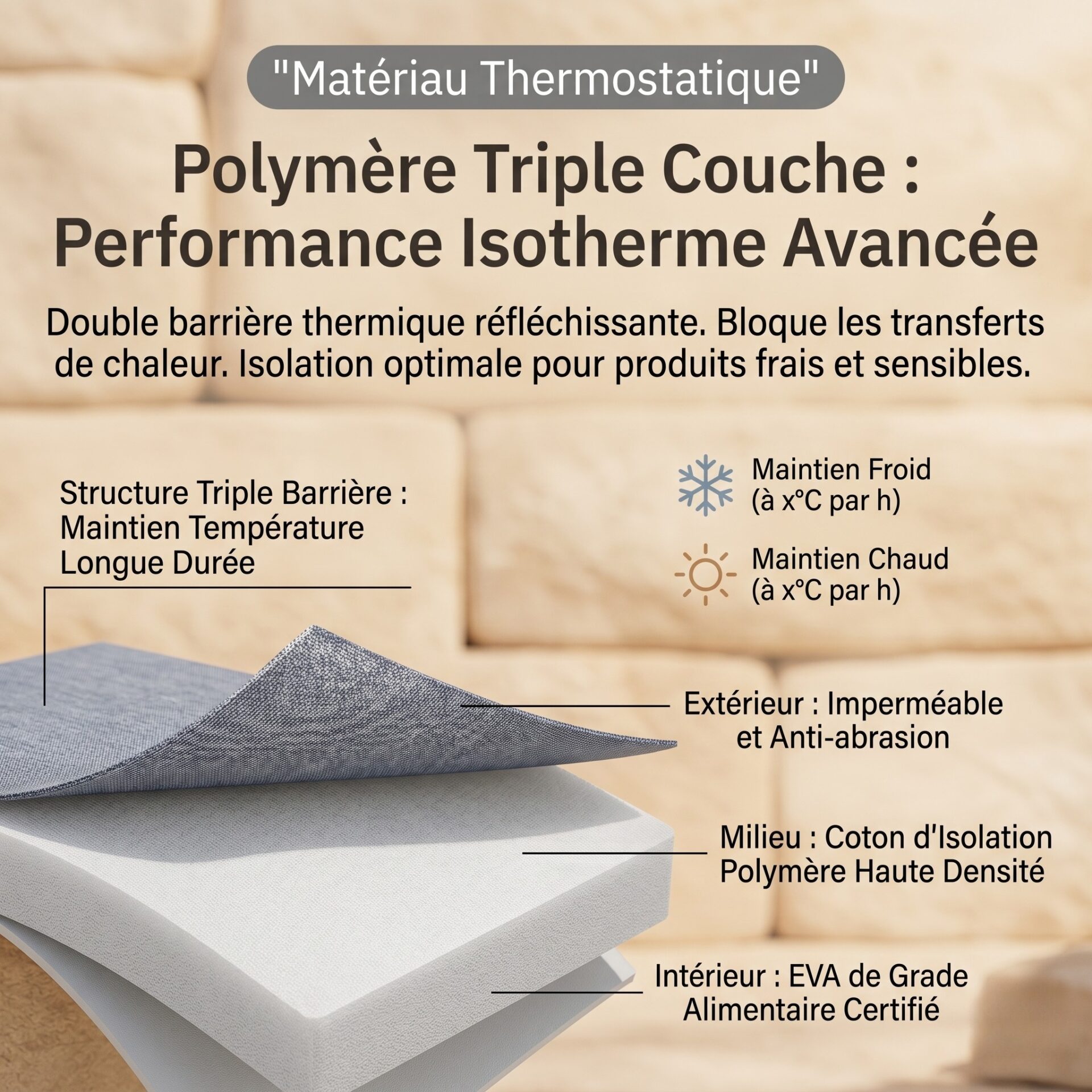 Sac à langer isotherme