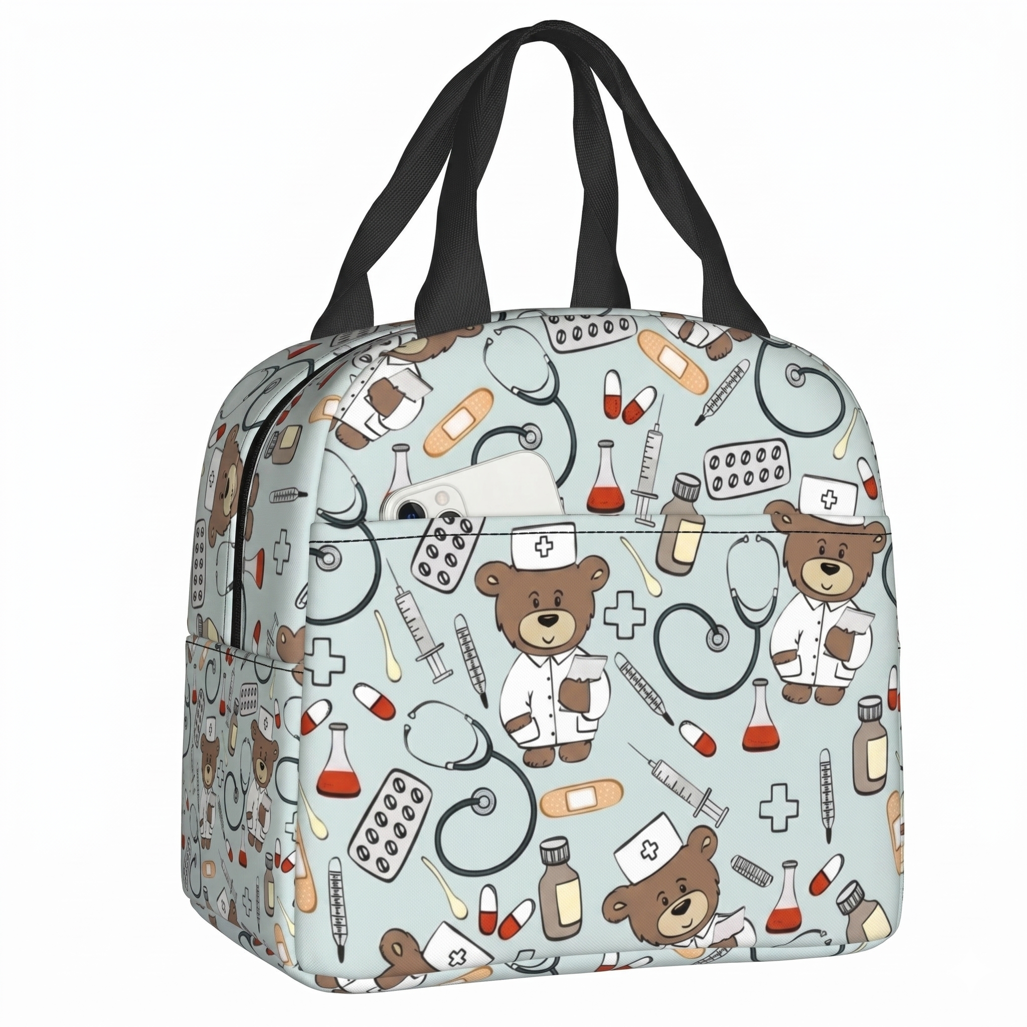 sac repas enfant motifs dessin animé
