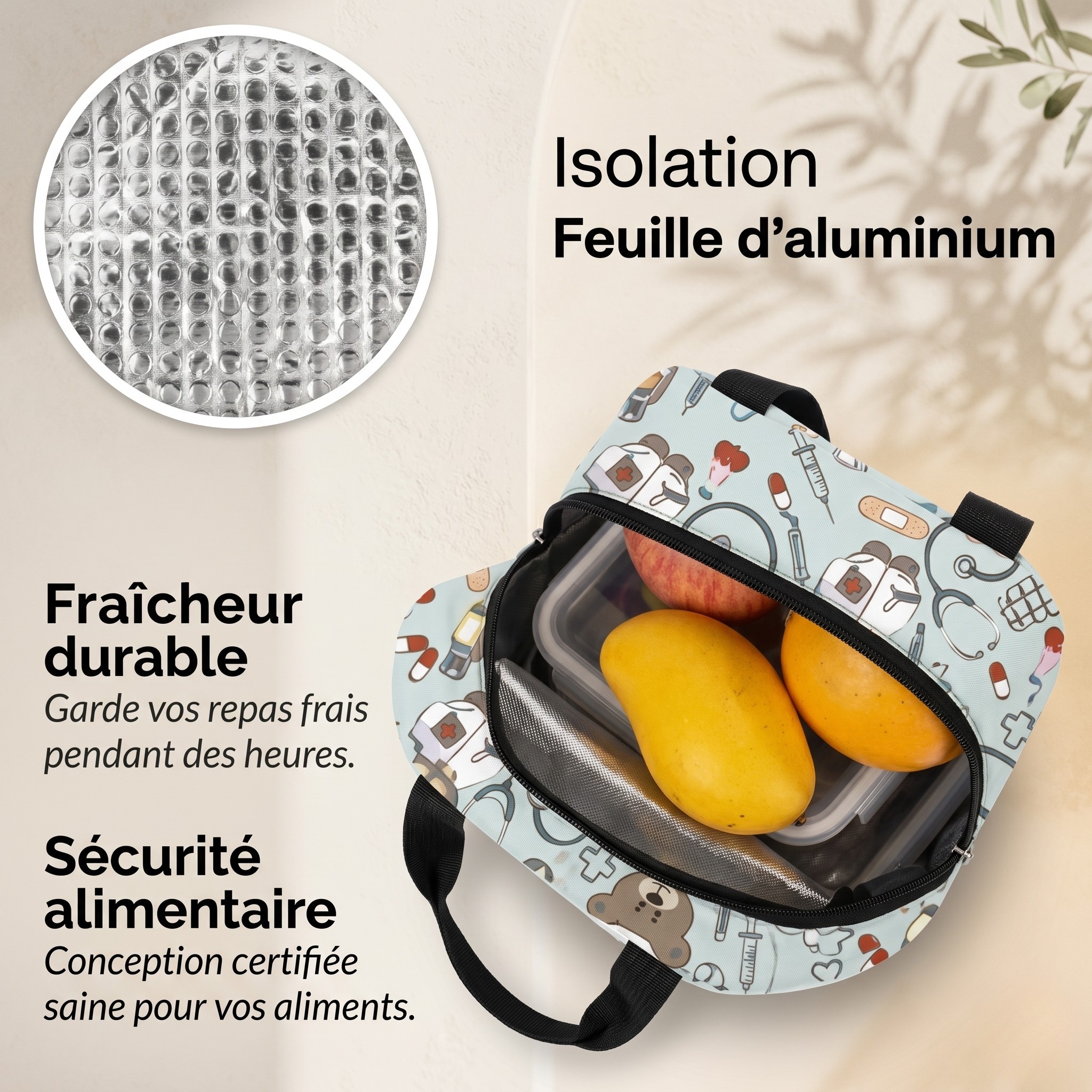 isotherme sac personnalisé enfant Oxford