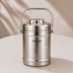 Lunch box inox grande capacité isotherme avec poignée