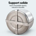 Informations techniques de la lunch box inox grande capacité
