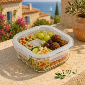 Lunch box en verre Borosilicate Glass