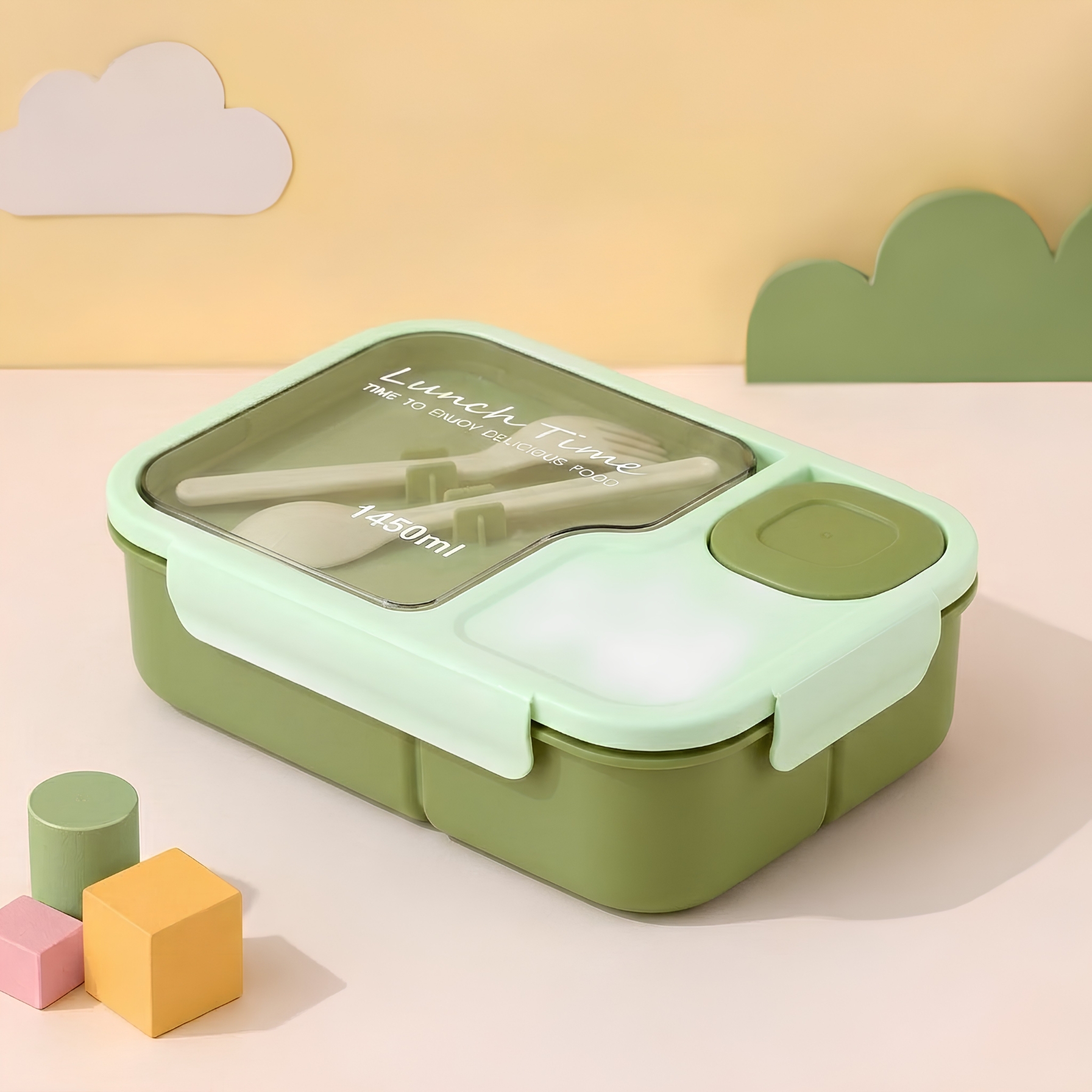 Boîte à repas pour ration d'école