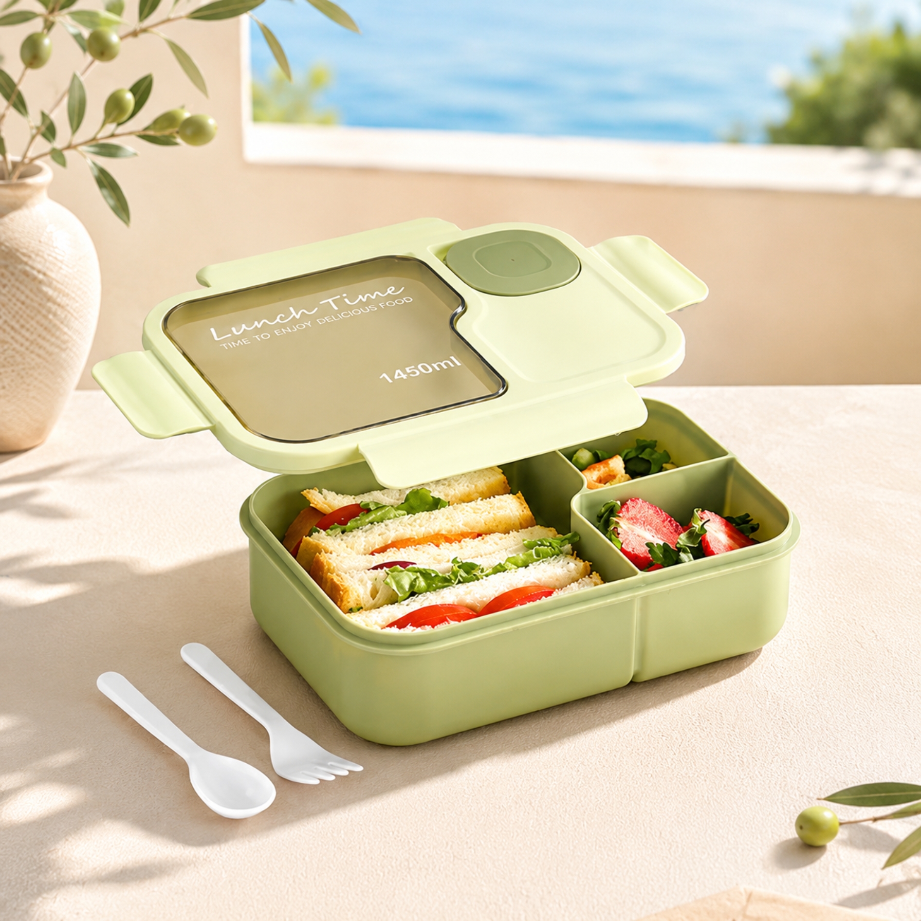 Boîte à repas avec isolation thermique