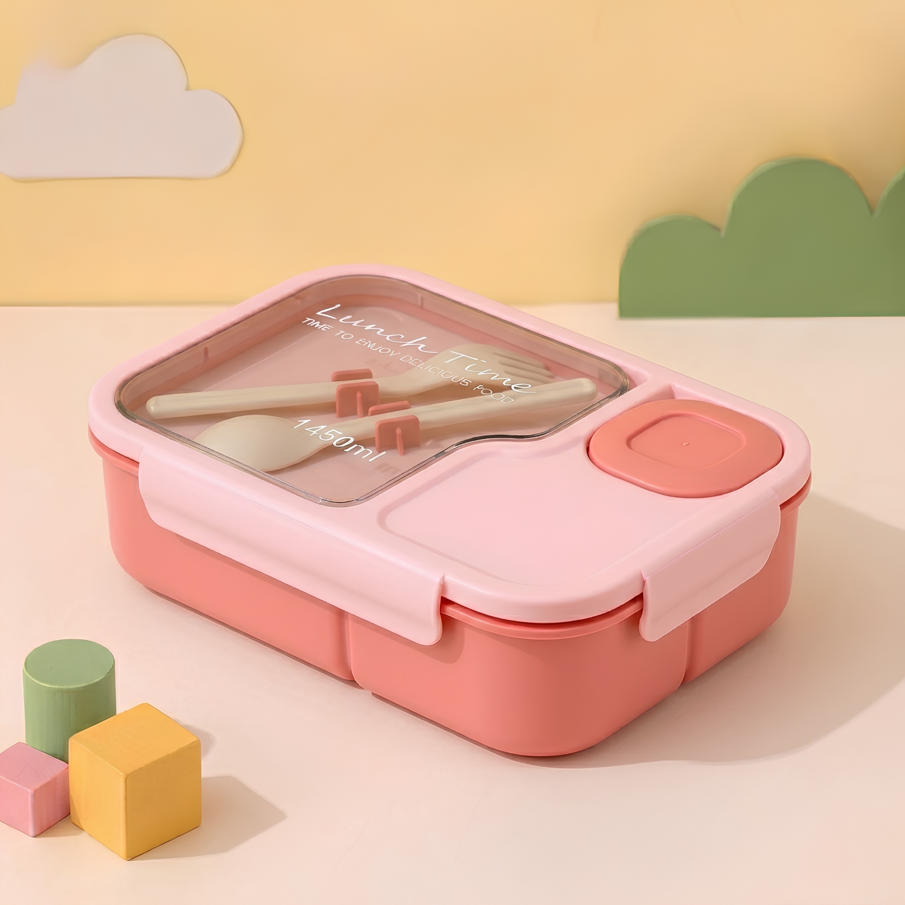 Lunch box rectangle en plastique