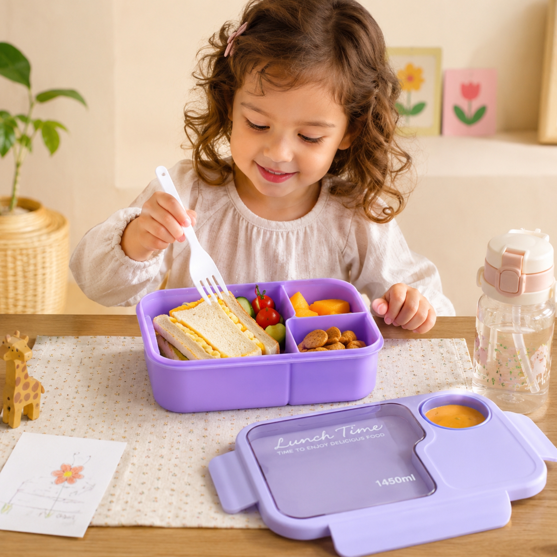 Lunch box enfant colorée