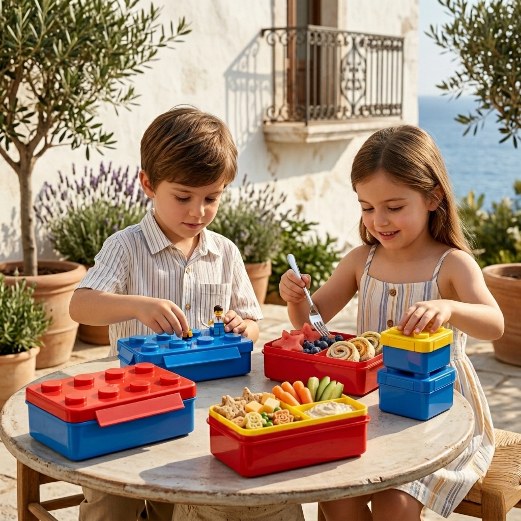 Lunch box enfant compartiment