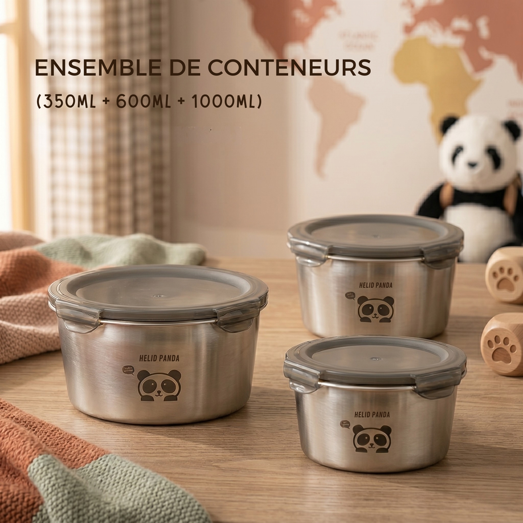Lunch box étanche et solide