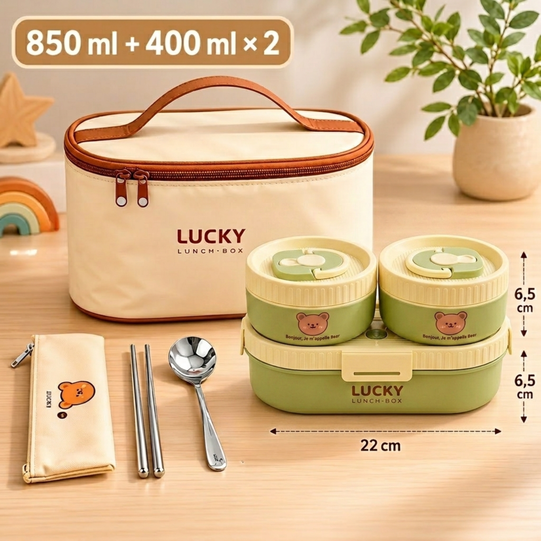 Lunch box durable enfant