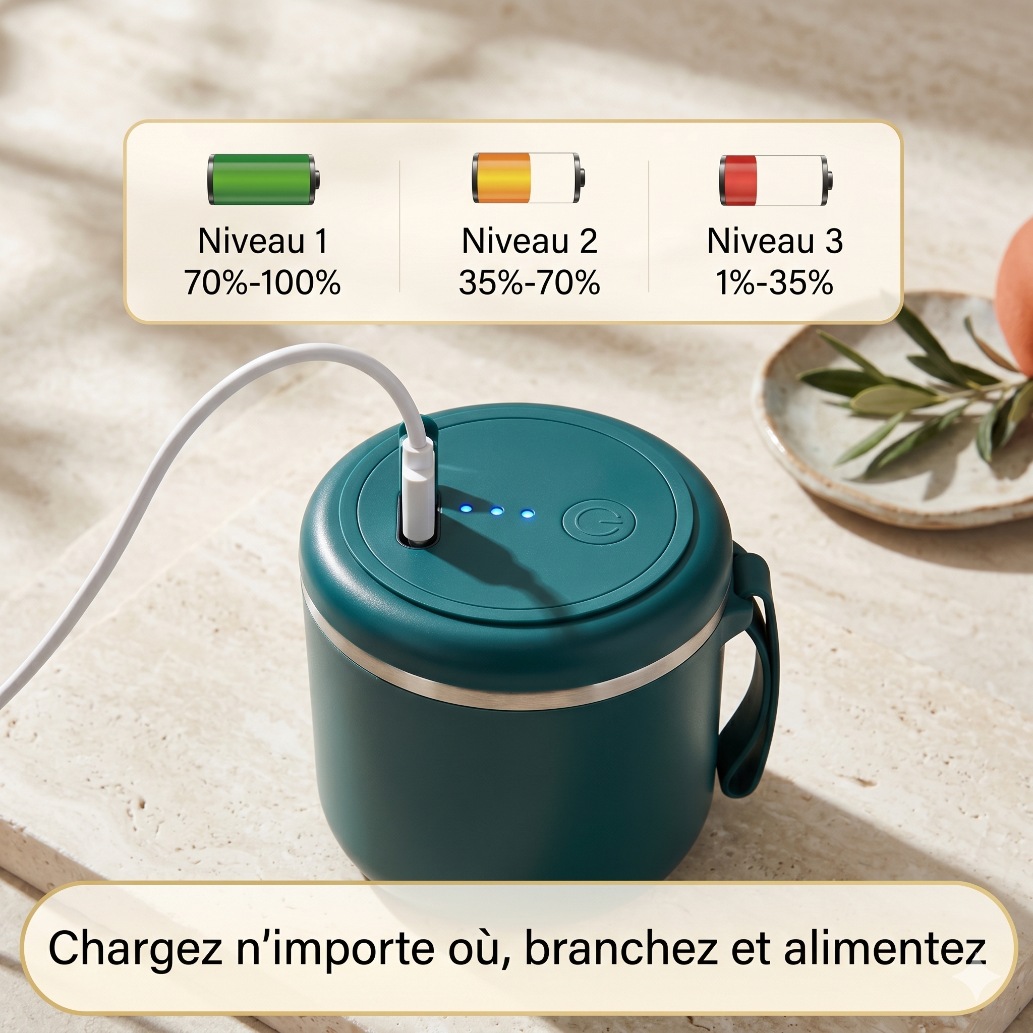 mini blender de voyage