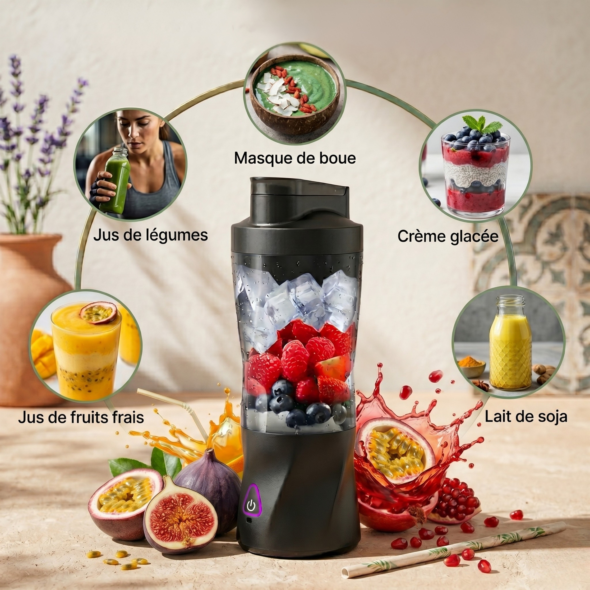 mini blender portable 700ml
