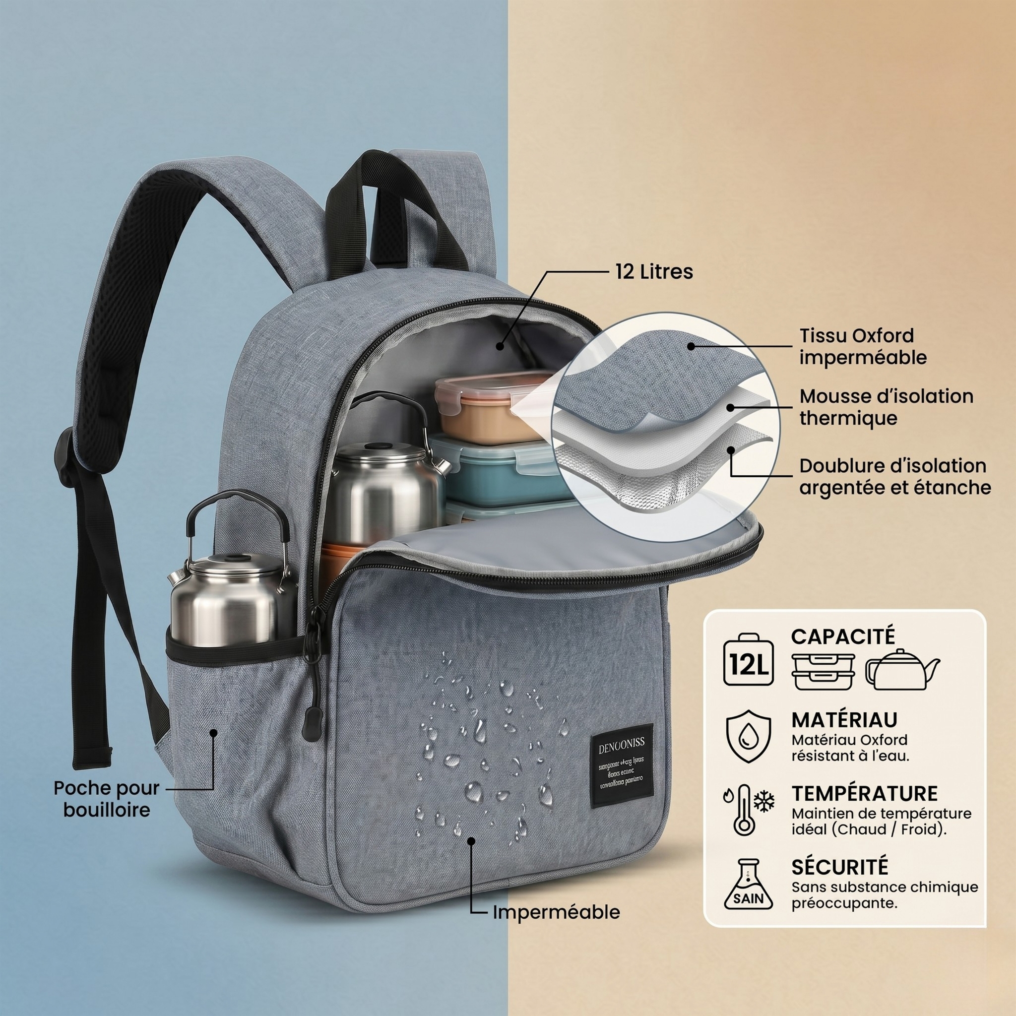 Sac isotherme 12L enfant